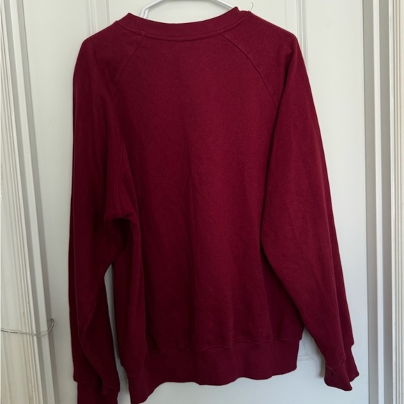 The North Face Men's Deep Red Crewneck Sweater - Picture 2 of 4